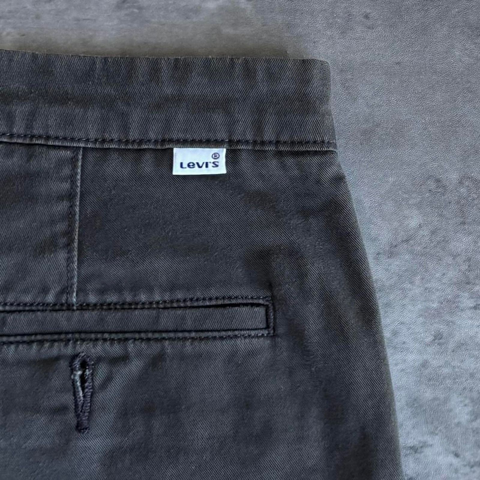 Levi's × Levi's Vintage Clothing × Vintage Levi’s Grey Essential Skater Streetwear Grunge Chino Pants Size US 33 - 3 Thumbnail