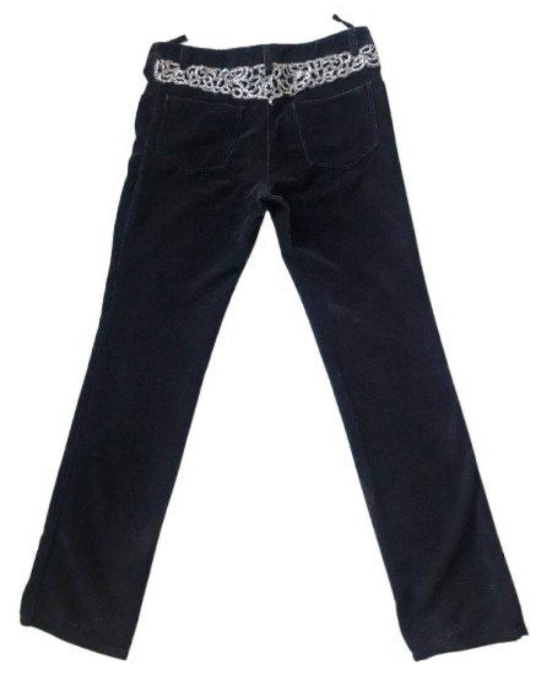Chanel Vintage Chanel Velvet Runway Pants Size 26" / US 2 / IT 38 - 1 Thumbnail