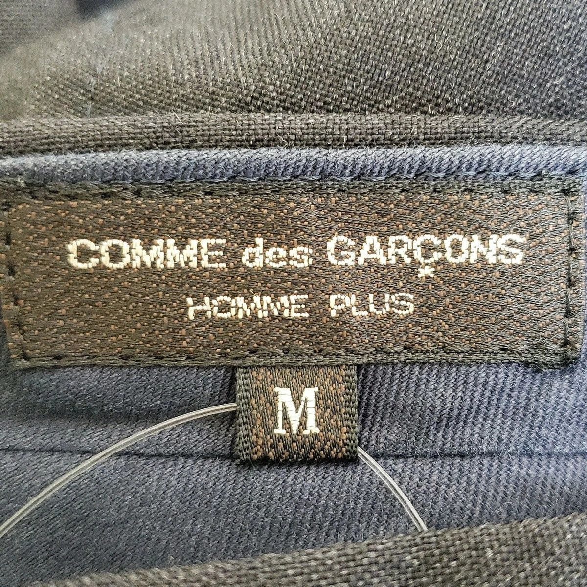 Comme des Garcons Homme Plus Casual Pants full length 1 tuck plain zip fly wool Dark Navy Size US 30 / EU 46 - 3 Thumbnail