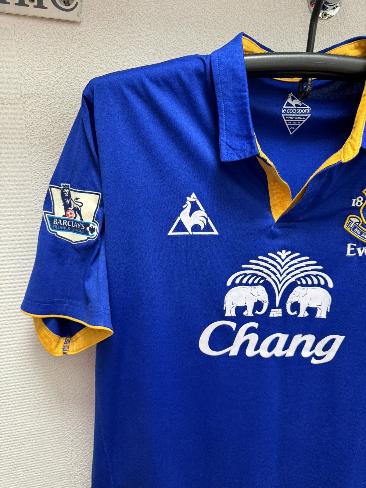 Le Coq Sportif Le Coq Sportif Everton vintage soccer jersey Xl Size US XL / EU 56 / 4 - 3 Thumbnail