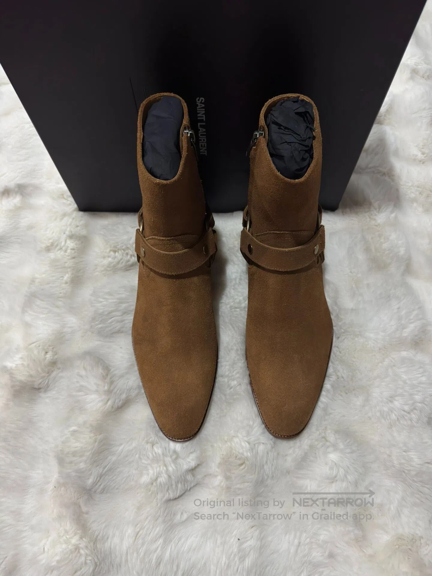 Saint Laurent Paris Saint Laurent Paris Suede Chelsea boots| Size US 8 / EU 41 - 4 Thumbnail