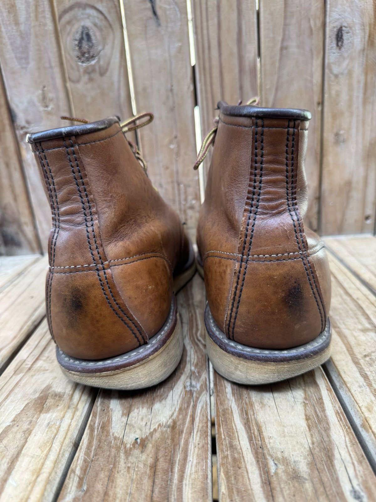 Red Wing Red wing 875 brown Moc Toe Leather boots sz UK 8 US 9 E Size US 9 / EU 42 - 15 Thumbnail