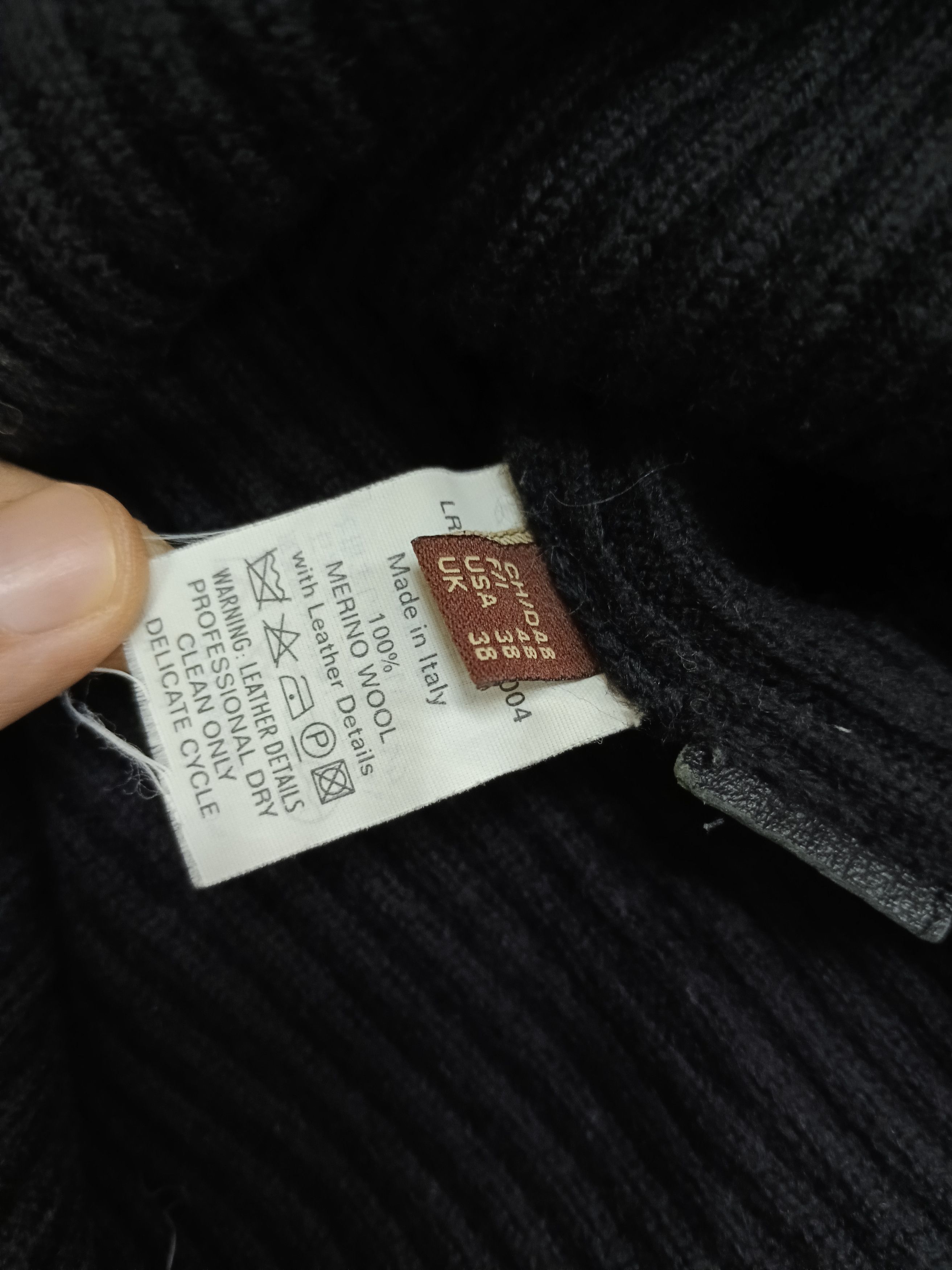 Bally BALLY TURTLENECK WOOL BLACK KINTWEAR(USA38)) Size S / US 4 / IT 40 - 7 Thumbnail