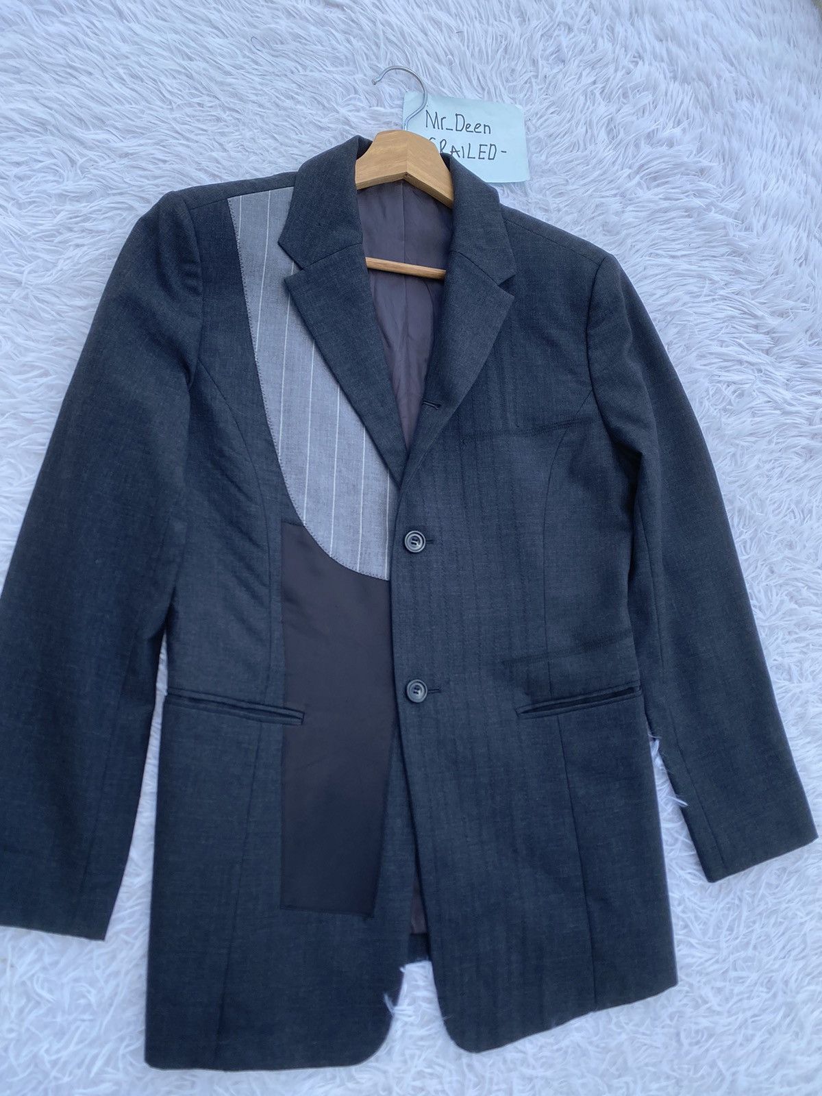 Issey Miyake Rare Vintage Issey Miyake Hybrid Patchwork Blazer Jacket Size 34R - 6 Thumbnail