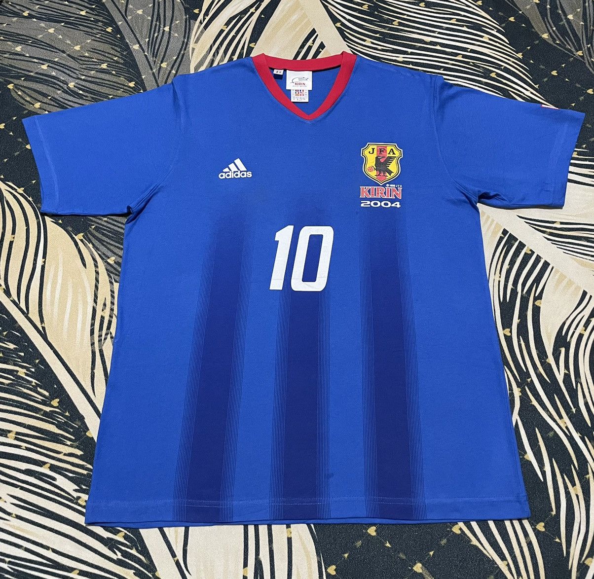 Adidas × Japanese Brand × Vintage Vintage JFA Kirin 2004 Roundneck Shirt Size US L / EU 52-54 / 3 - 1 Thumbnail