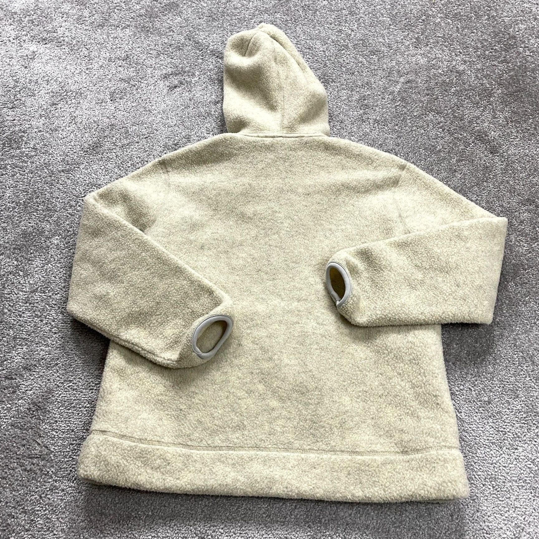 Eddie Bauer Eddie Bauer Jacket Women XS Beige 1/4 Snap Polartec Fleece Hoodie Outdoor Hiking Size XS / US 0-2 / IT 36-38 - 2 Thumbnail