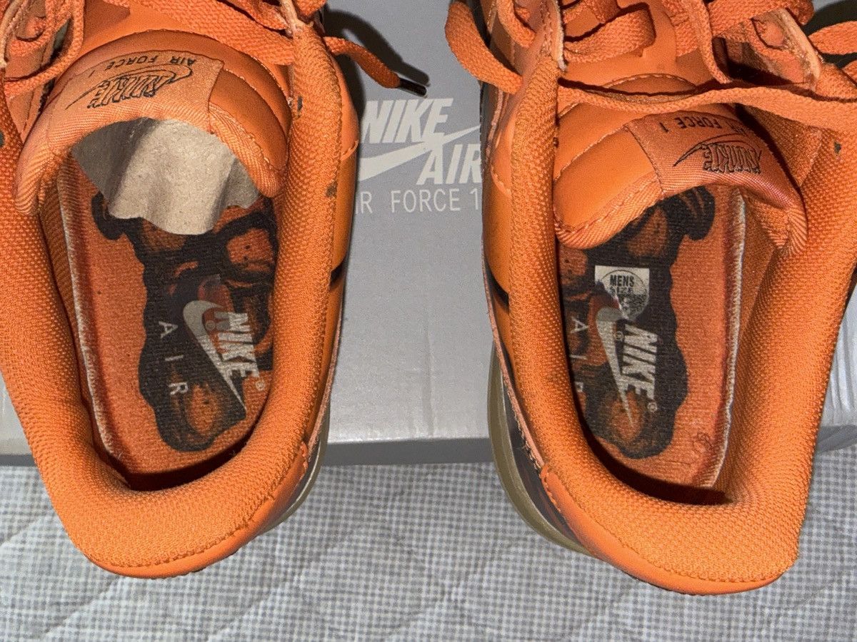 Nike Nike Air Force 1 Low ‘ Orange Skeleton Halloween ’ Size US 8.5 / EU 41-42 - 5 Thumbnail