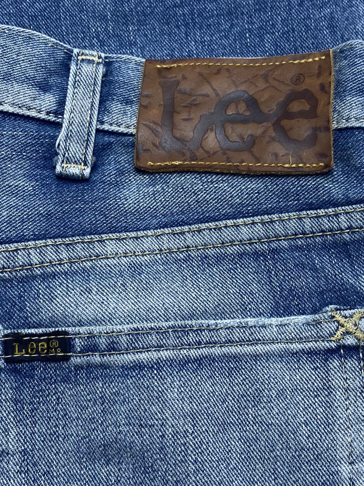 If Six Was Nine 1990s Lee Riders - Washed Flared Cowboy Denim Size US 29 - 10 Thumbnail