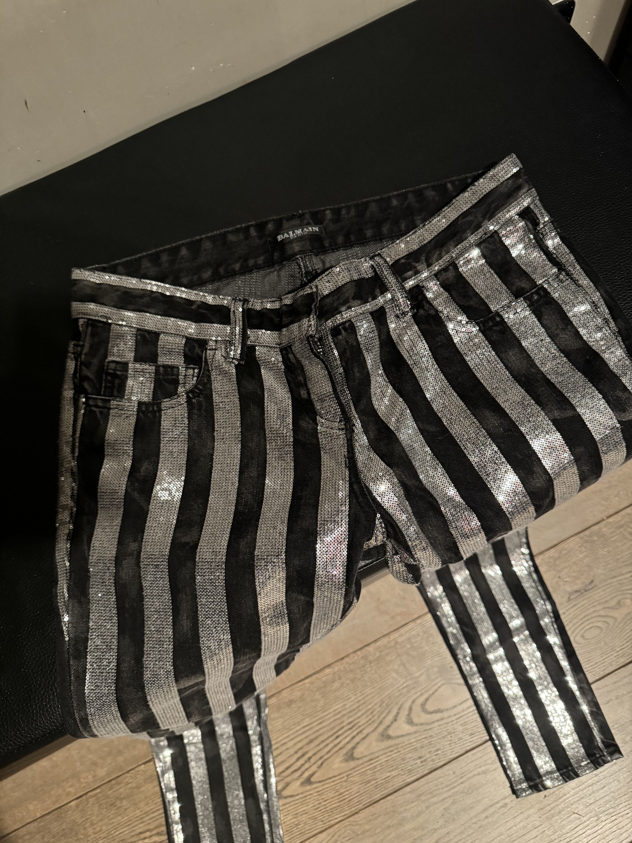 Balmain ART BY C.DECARNIN 4 BALMAIN ROCK COLL 2010 Size US 27 - 16 Thumbnail