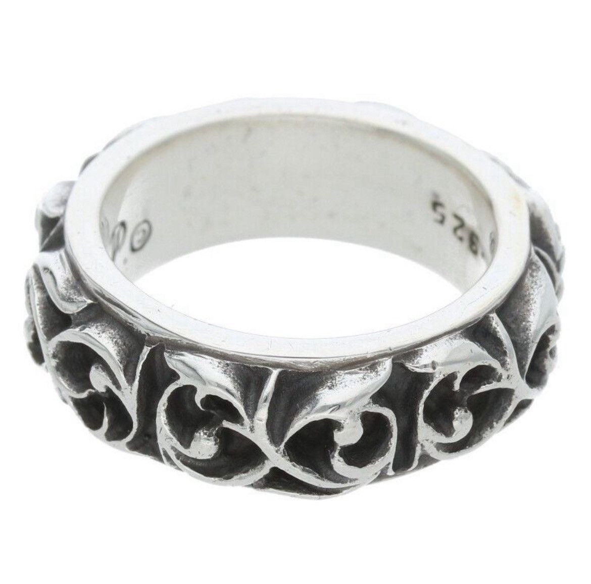 Chrome Hearts Chrome Hearts Eternity Vine Band Silver Ring Size ONE SIZE - 2 Thumbnail