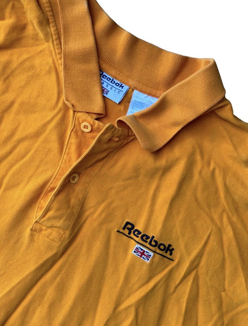 Reebok Vintage Reebok Classic Orange Long Sleeve with Blue Accents Size US XL / EU 56 / 4 - 2 Thumbnail