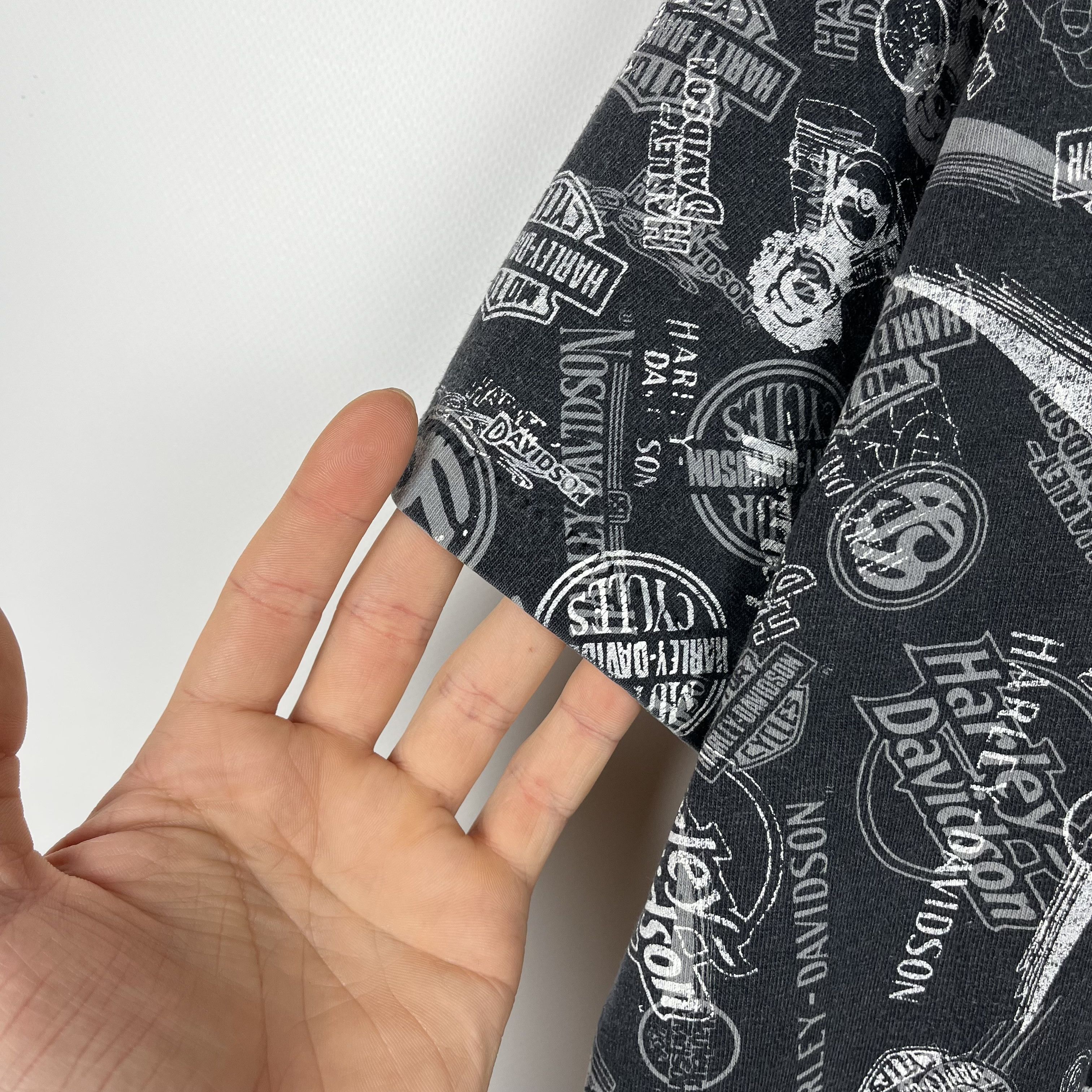 Harley Davidson Vintage Harley Davidson All Over Print T Shirt 90’s Size US L / EU 52-54 / 3 - 10 Thumbnail
