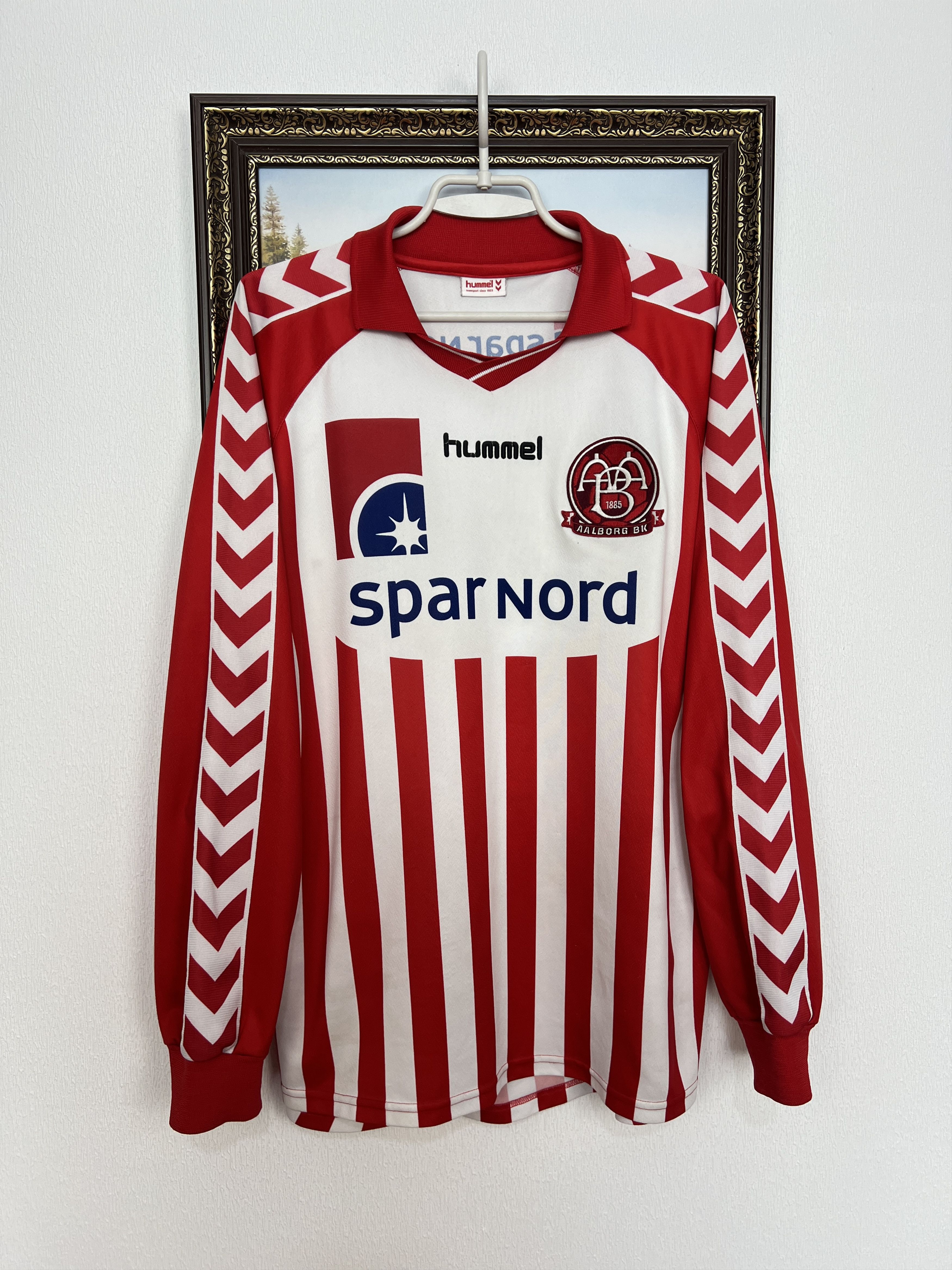 Hummel Aalborg BK football shirt 2006 Soccer Long Sleeve Jersey Size US XL / EU 56 / 4 - 1 Thumbnail