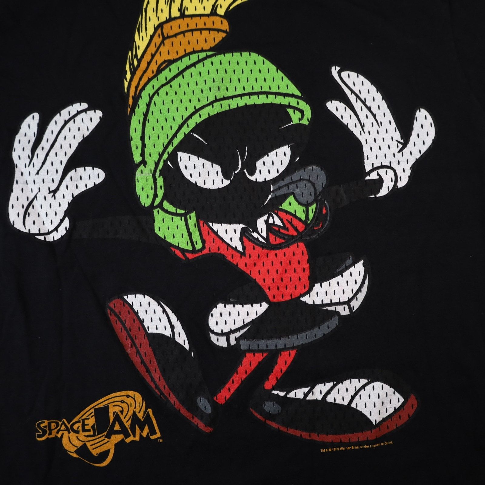 Vintage Vintage 1996 Space Jam Marvin the Martian Graphic T Shirt Size US XL / EU 56 / 4 - 4 Thumbnail
