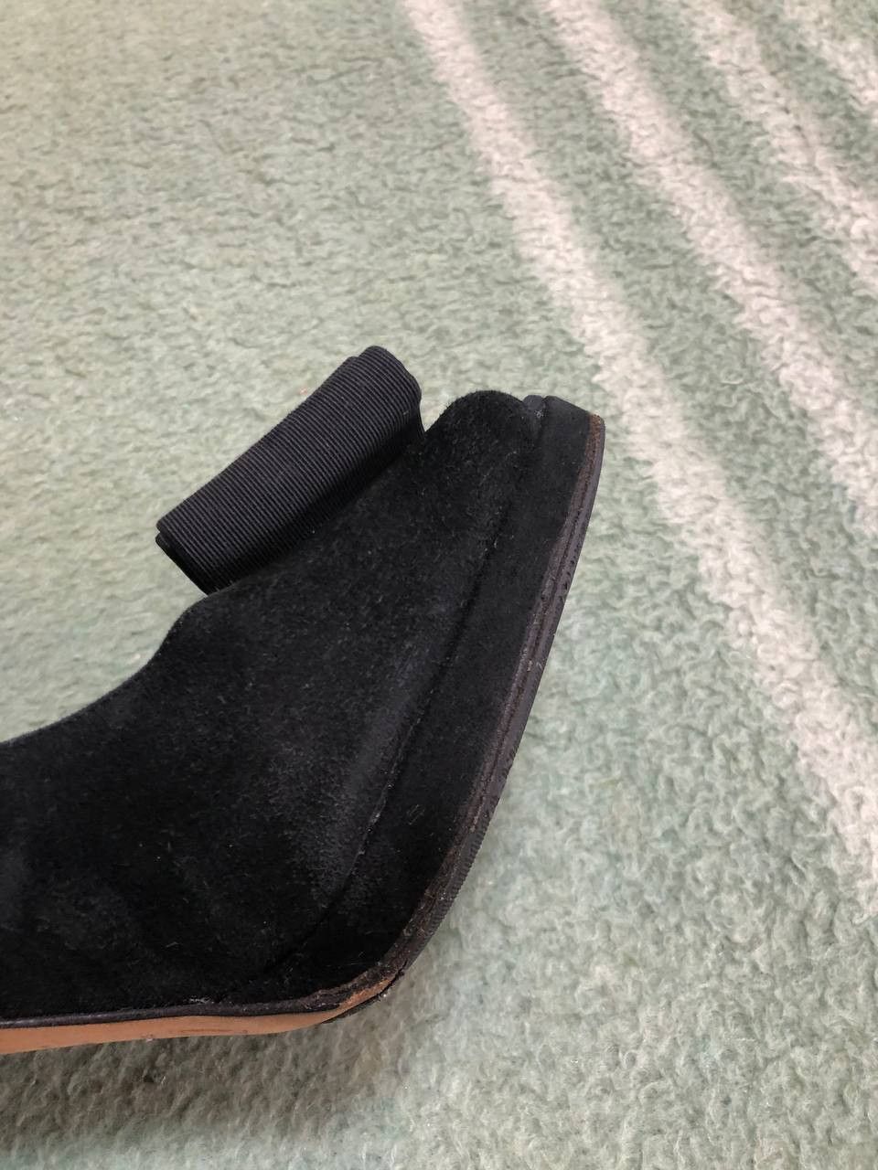 Dolce & Gabbana Dolce & Gabbana Black Peep-Toe Platform Pumps Size US 8.5 / IT 38.5 - 10 Thumbnail