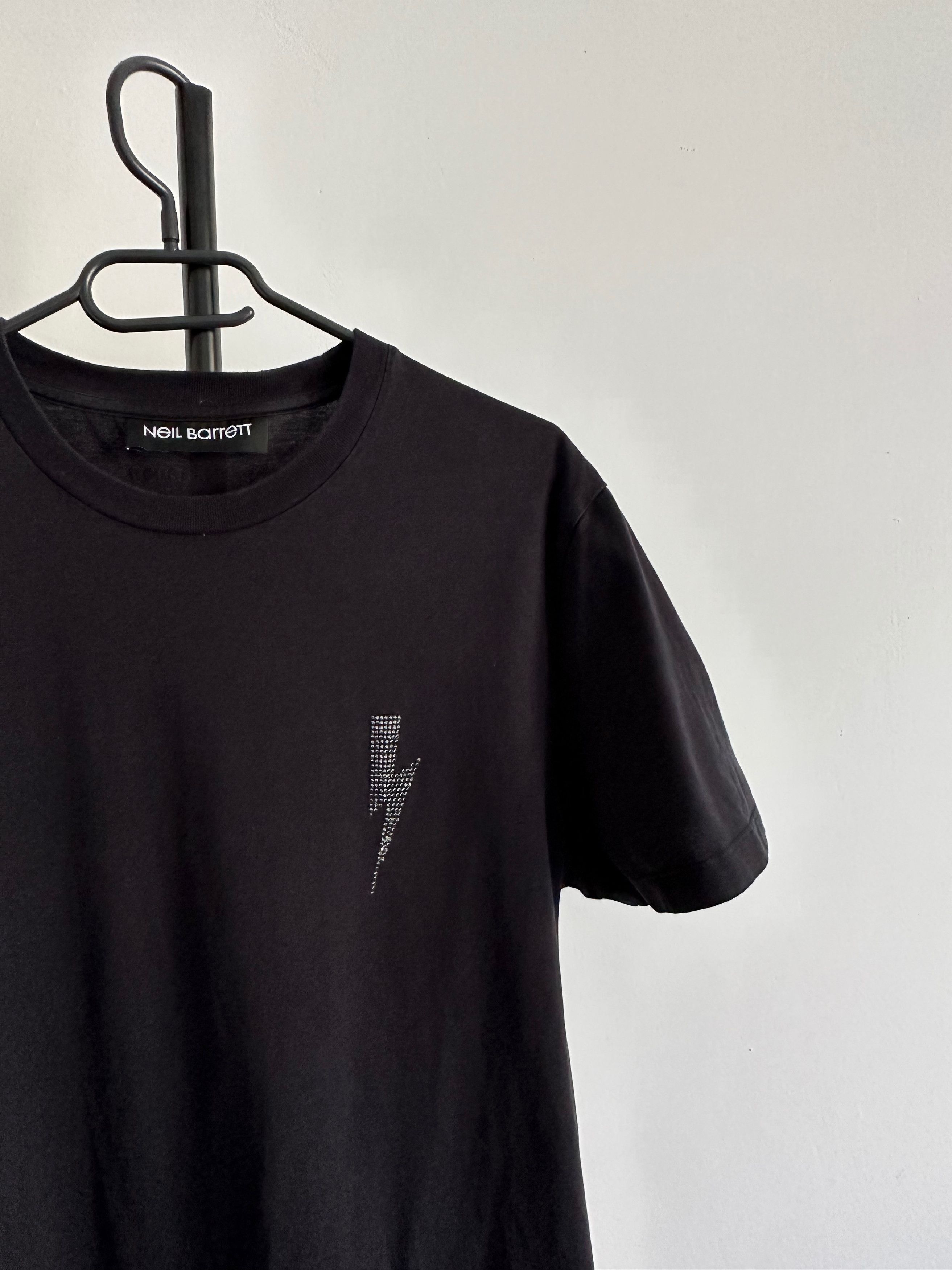 Neil Barrett NEIL BARRETT black t shirt AW20 Slim Fit Size US M / EU 48-50 / 2 - 2 Thumbnail