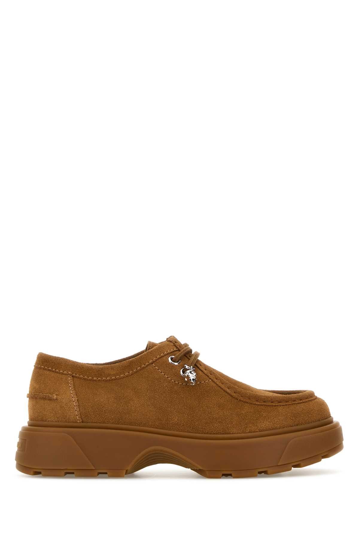 Alexander McQueen Camel Suede Lace-Up Shoes Size US 11 / EU 44 - 1 Thumbnail