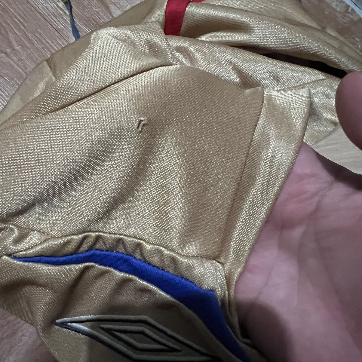 Vintage 2007-08 OLYMPIQUE LYONNAIS AWAY JERSEY (#10 BENZEMA Size US M / EU 48-50 / 2 - 17 Thumbnail