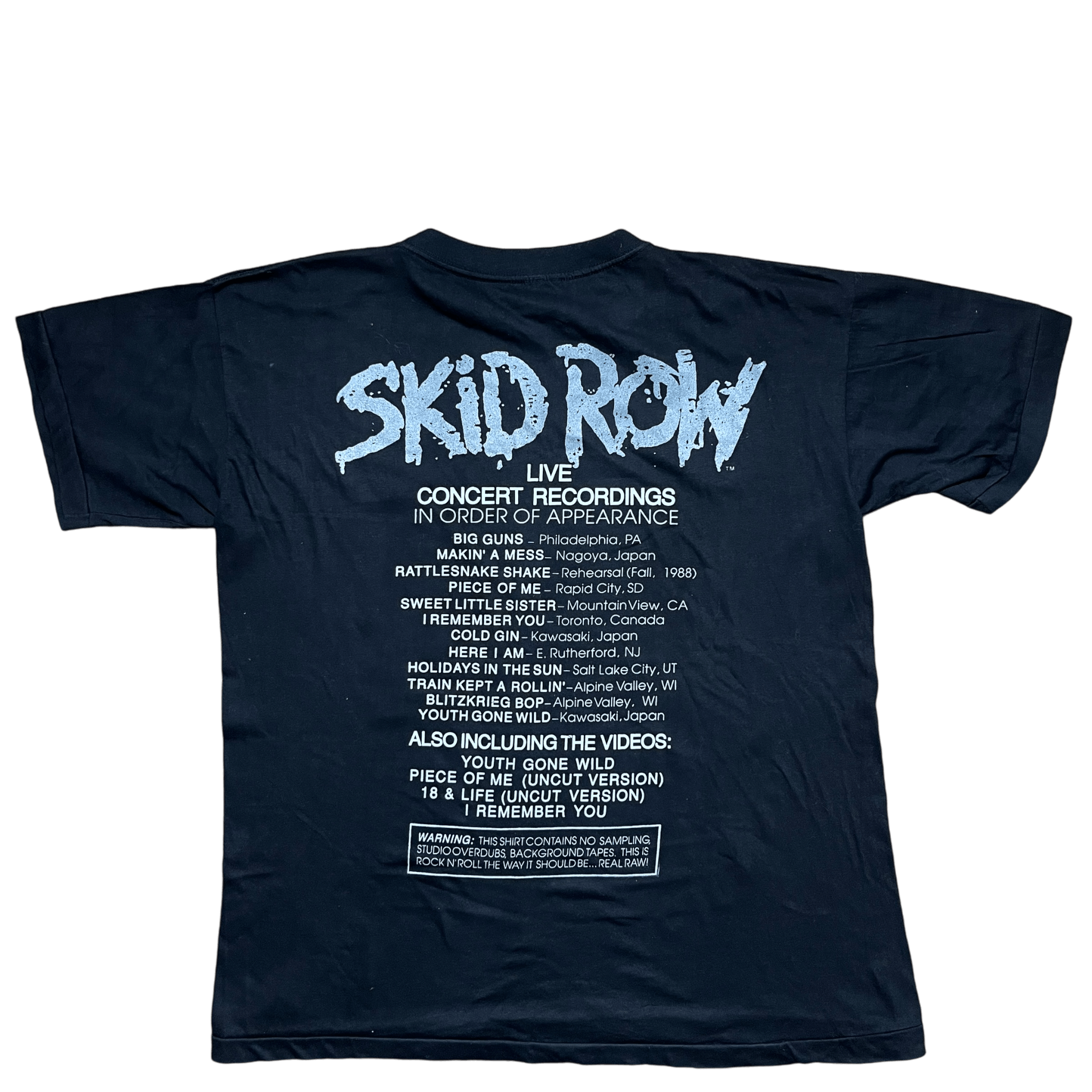 Vintage VINTAGE 1990 SKID ROW "OH SAY CAN YOU SCREAM" - XL Size US XL / EU 56 / 4 - 2 Thumbnail