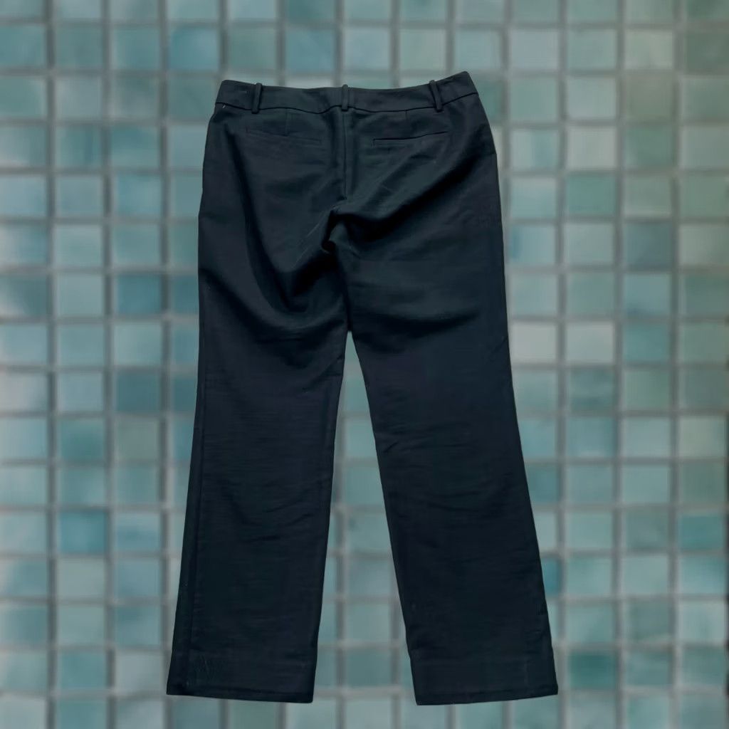 Ann Taylor Ann Taylor Pants Womens 10 Blue Signature Dress Pants Straight Leg Cotton Spandex Flat Front 28in Inseam Men? Size 32" / US 10 / IT 46 - 1 Thumbnail
