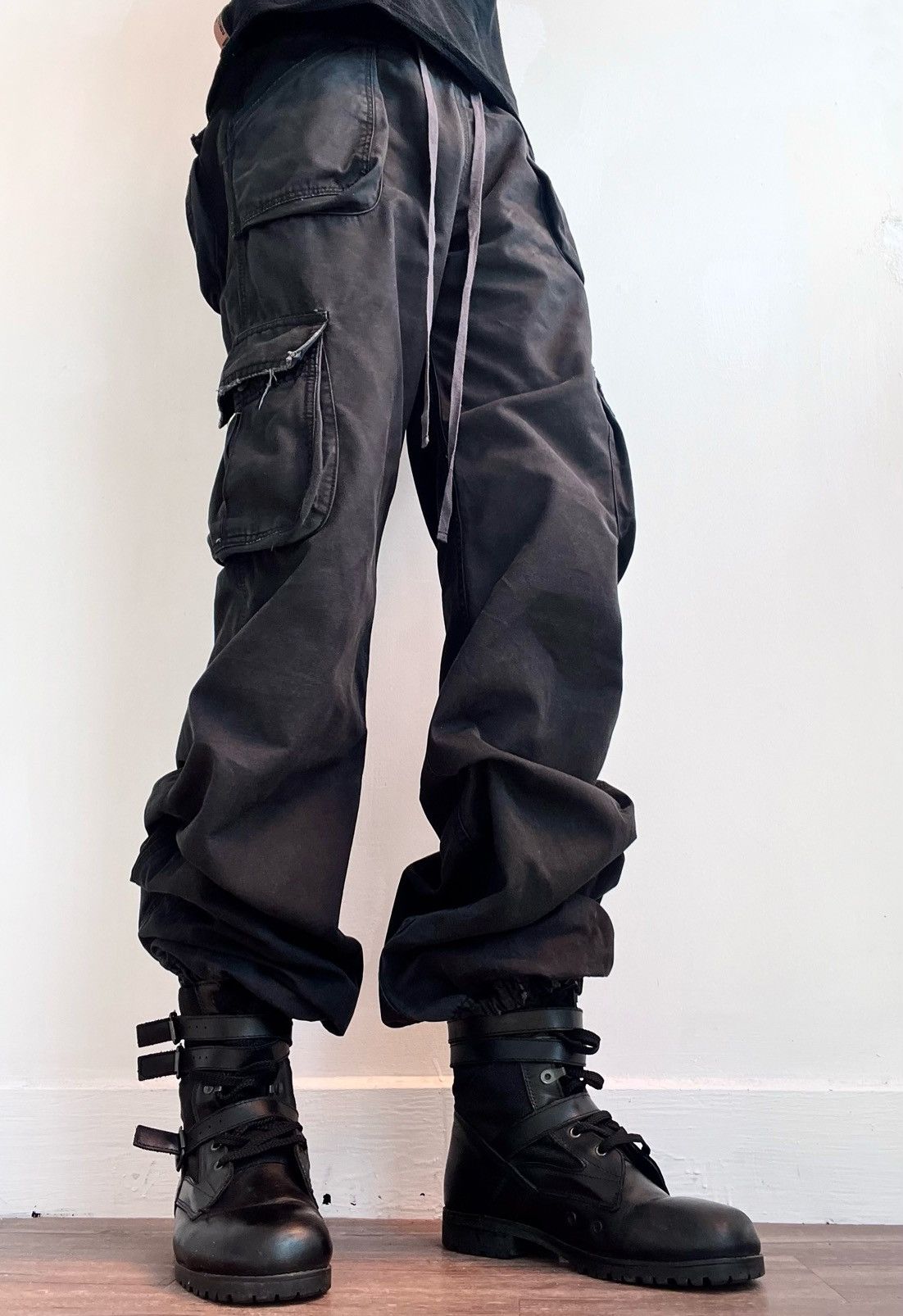 GOA 2000s G.O.A Avant-Garde Cargo Pants Size US 32 / EU 48 - 2 Thumbnail