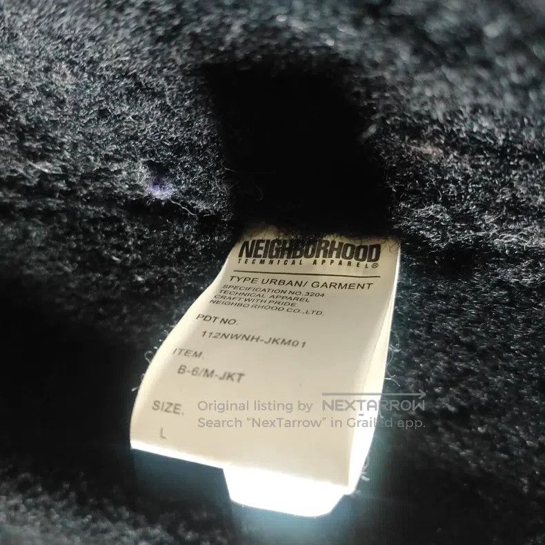 Neighborhood Neighborhood Fur integrated leather jacket Size US L / EU 52-54 / 3 - 5 Thumbnail