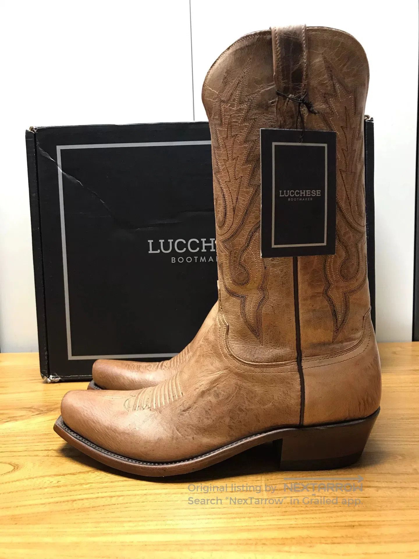 Lucchese Lucchese Western Cowboy Boots US 9EE. Size US 9 / EU 42 - 1 Thumbnail