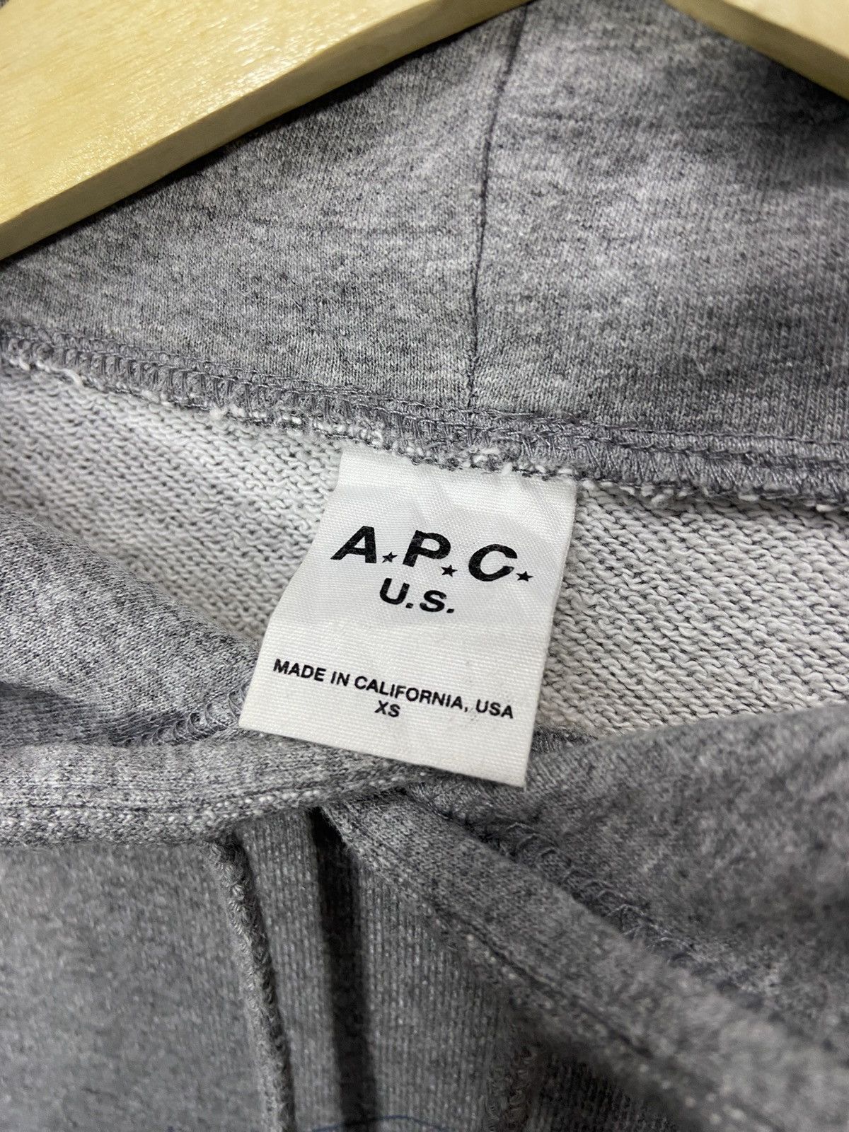 A.P.C. A.P.C Alfred Classic Milkshakes Gray Pullover Hoodie Size US XS / EU 42 / 0 - 7 Thumbnail