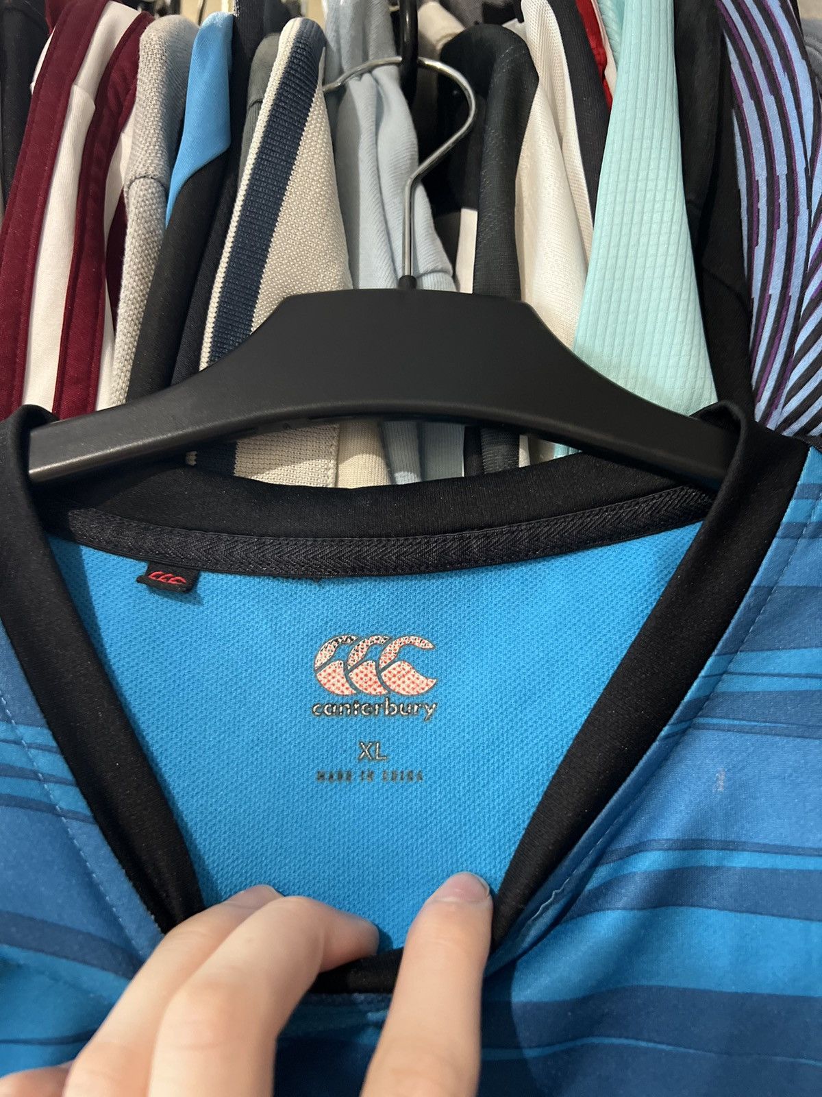 Canterbury of New Zealand 2018/2019 CANTERBURY OSPREYS RUGBY UNION THIRD RUGBY SHIRT Size US XL / EU 56 / 4 - 5 Thumbnail