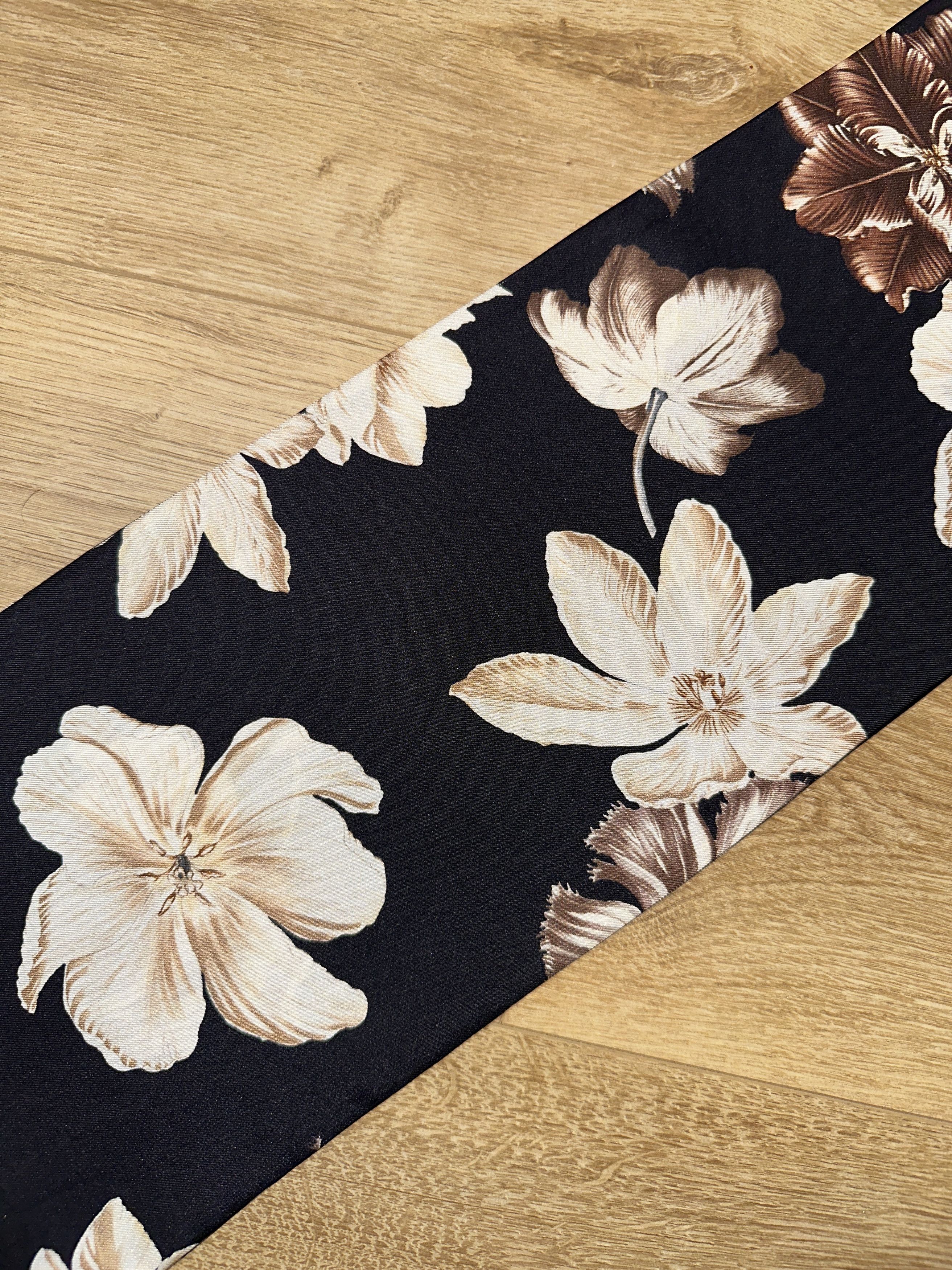Salvatore Ferragamo Salvatore Ferragamo Silk Floral Scarf Rare Long Neck Tie Size ONE SIZE - 6 Thumbnail