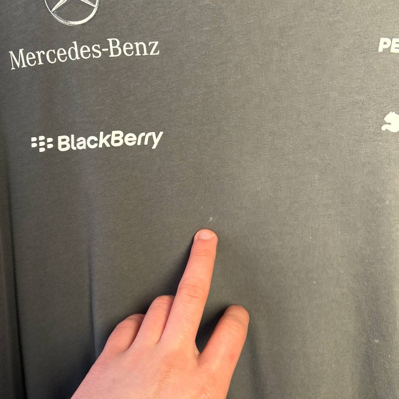 Mercedes-Benz × Puma Mens Puma Mercedes Benz Petronas sponsors racing tee Size US M / EU 48-50 / 2 - 8 Thumbnail