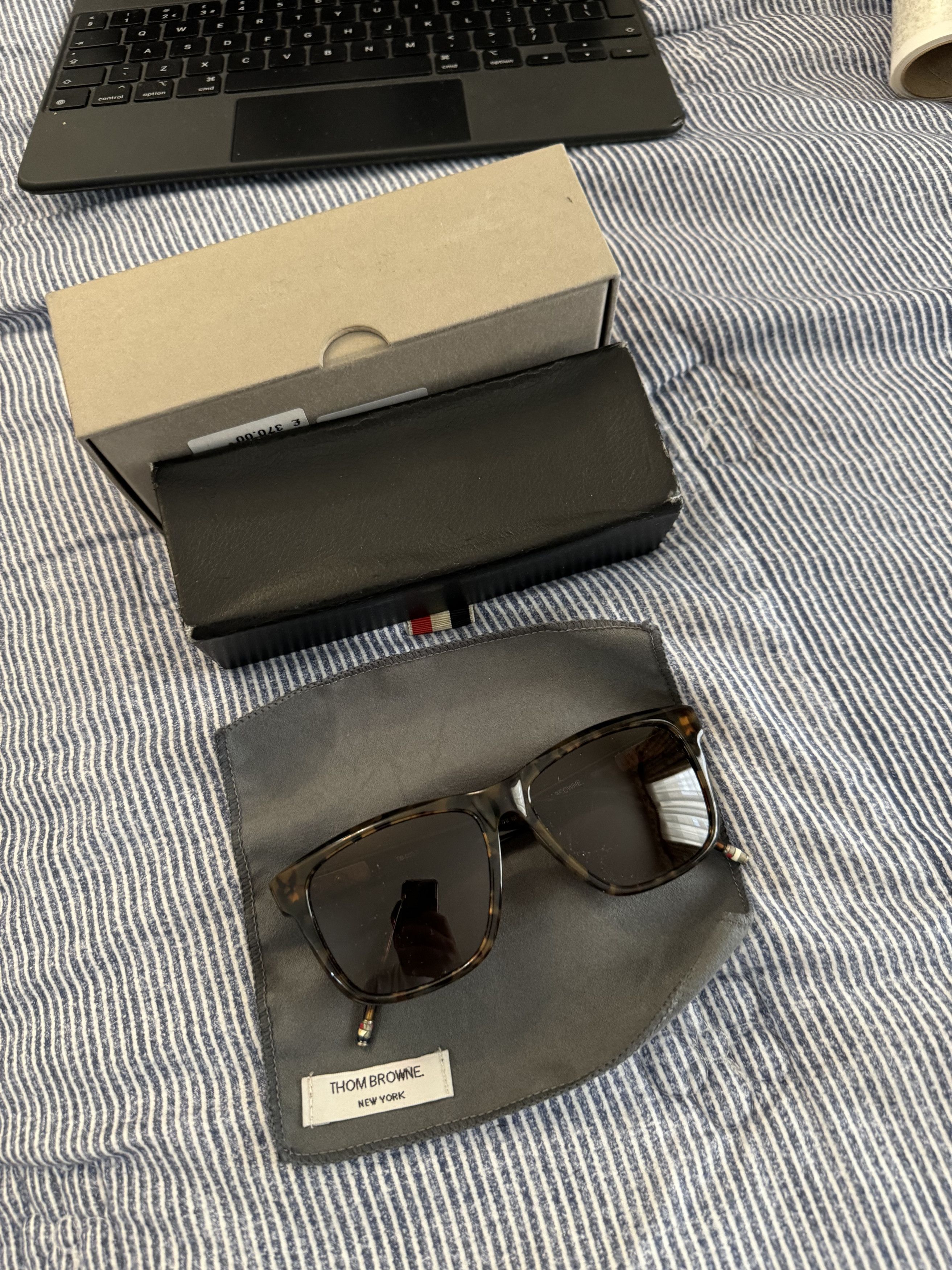Thom Browne TB-003 Tortoise Sunglasses Size ONE SIZE - 1 Thumbnail