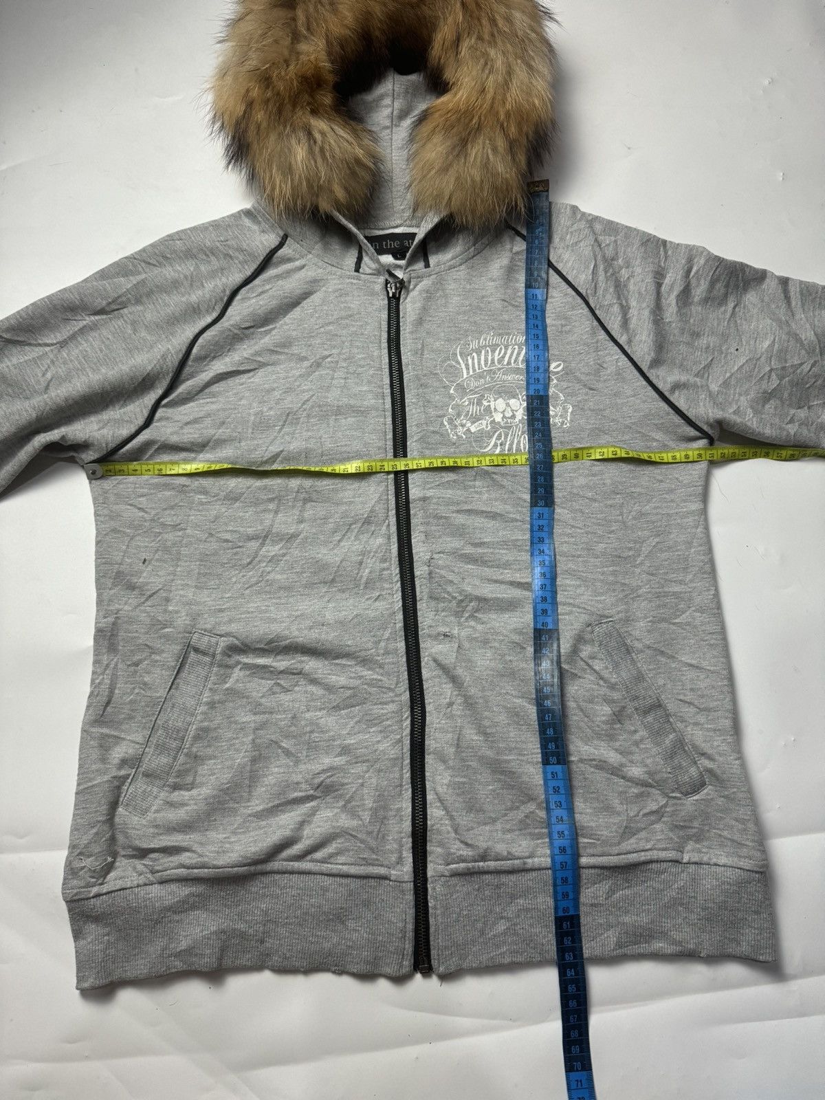 Hysteric Glamour × If Six Was Nine × Japanese Brand Fur Hoodie In The Attic Skulls Distressed Size US M / EU 48-50 / 2 - 8 Thumbnail