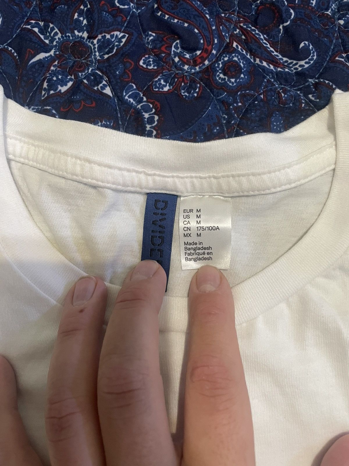 H&M H&M Extra Long White Tee Size US M / EU 48-50 / 2 - 2 Thumbnail