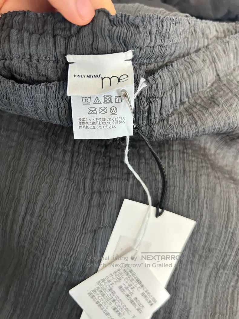 Issey Miyake Issey Miyake size:one size Charcoal Gray Casual Long Pants Size 22" - 3 Thumbnail