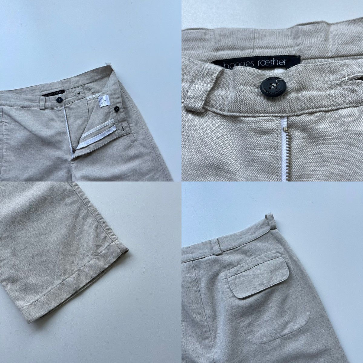 hannes roether Hannes Roether Cotton/Linen Baggy Pants White Size US 30 / EU 46 - 5 Thumbnail
