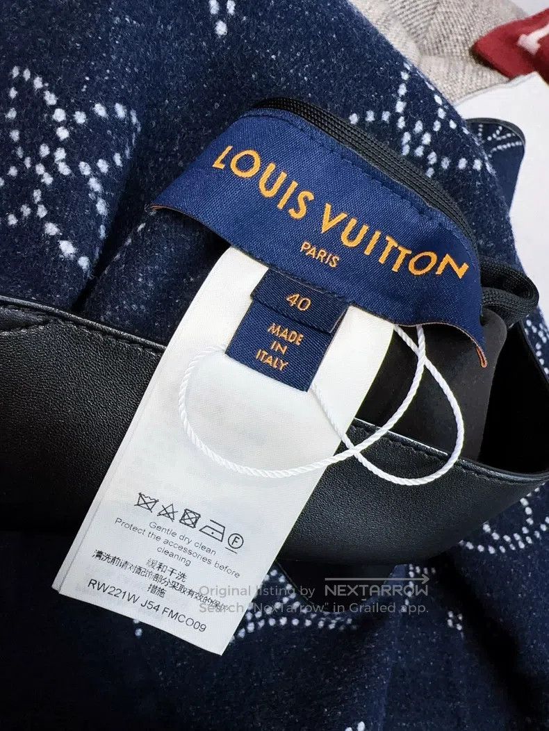 Louis Vuitton Louis Vuitton Blue presbyopic full logo presbyopic double- Size S / US 4 / IT 40 - 7 Thumbnail