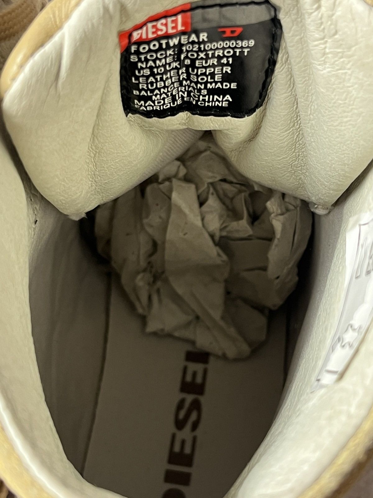Diesel Vintage Diesel Y2K Foxtrott Leather Suede Sneakers Size US 11 / IT 41 - 12 Thumbnail