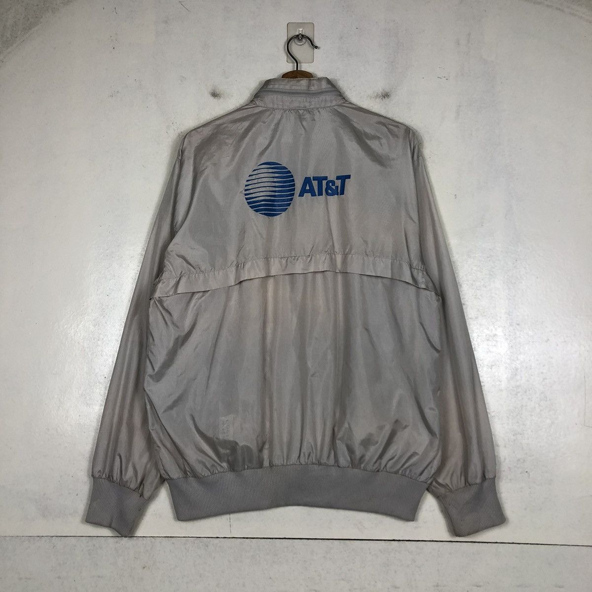 Adidas 📌VINTAGE ADIDAS ZIPPER JACKET RUNNING TEAM AT&T BIG LOGO Size US L / EU 52-54 / 3 - 9 Thumbnail