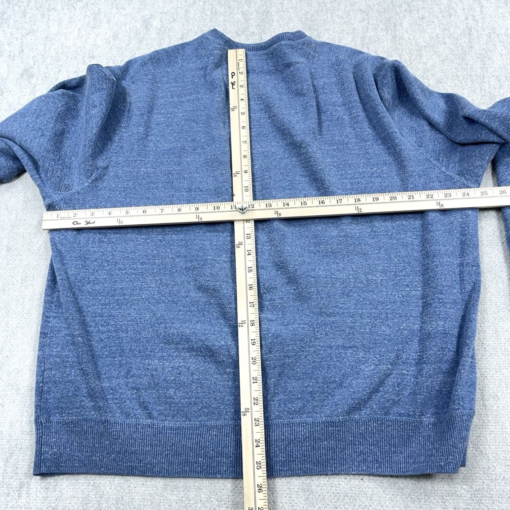 Polo Ralph Lauren VINTAGE Polo Ralph Lauren Sweater Men XL Blue Crewneck Pullover Unlined Pony PRL Adult Size US XL / EU 56 / 4 - 5 Thumbnail