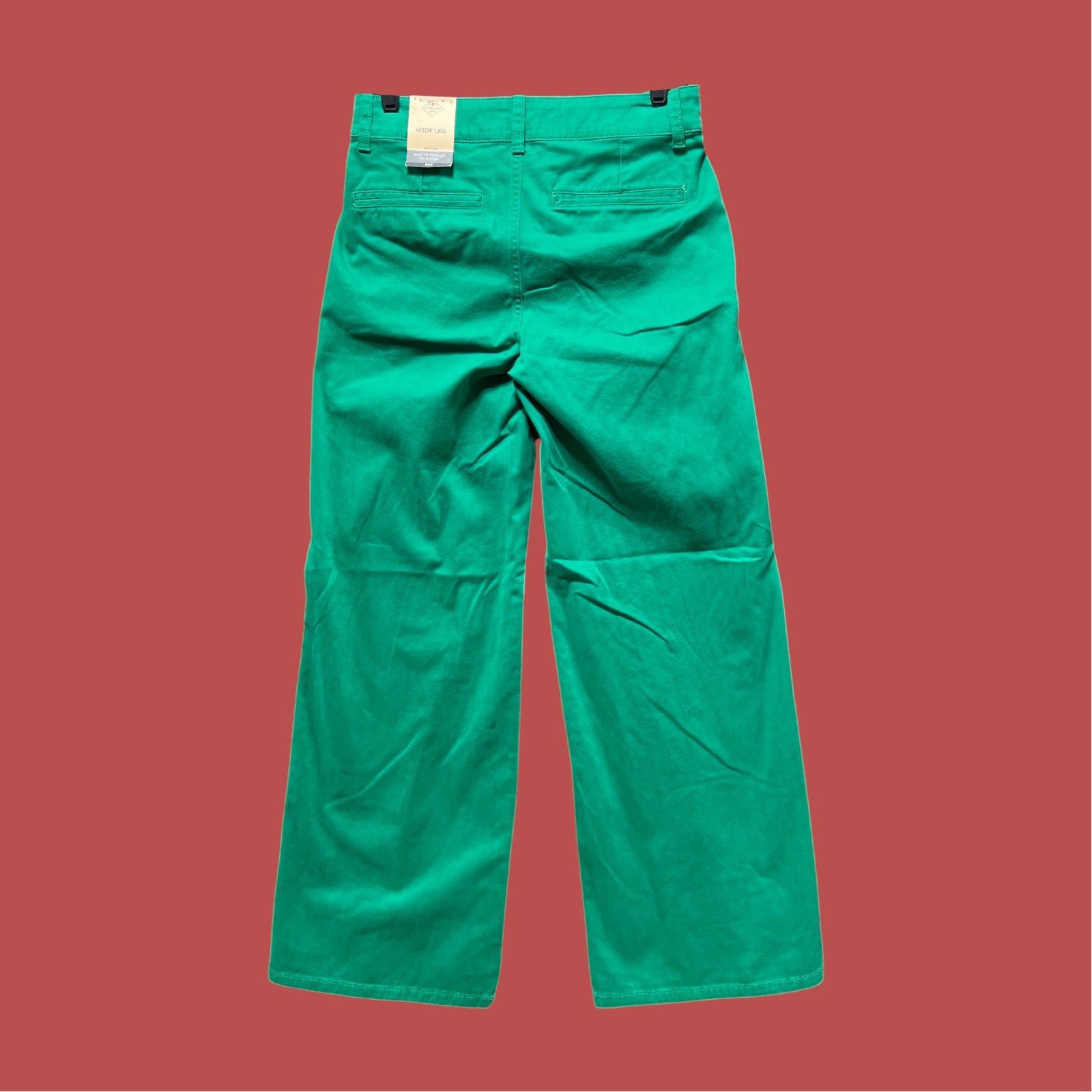 Other St. John's Bay - Women's Wide Leg Pants - Mid Rise - Easy Fi Size 27" / US 4 / IT 40 - 2 Thumbnail