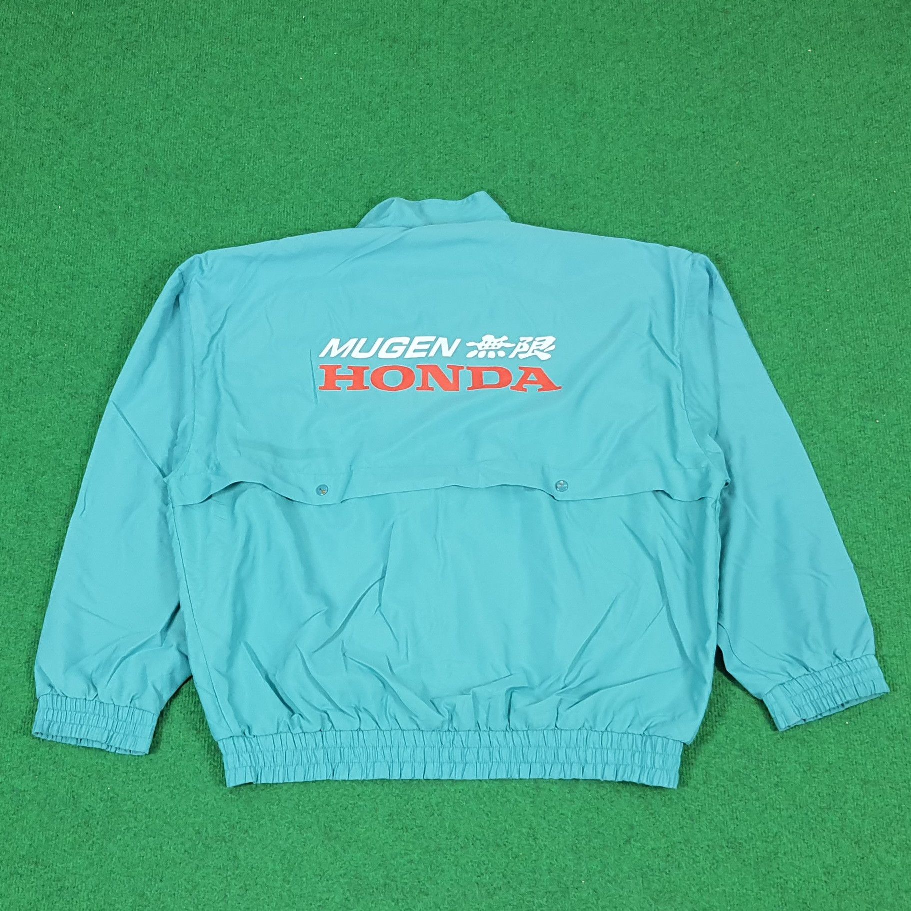 Japanese Brand Vintage Mugen Honda Leyton House Custom Racing Windbreaker Size US XL / EU 56 / 4 - 1 Thumbnail