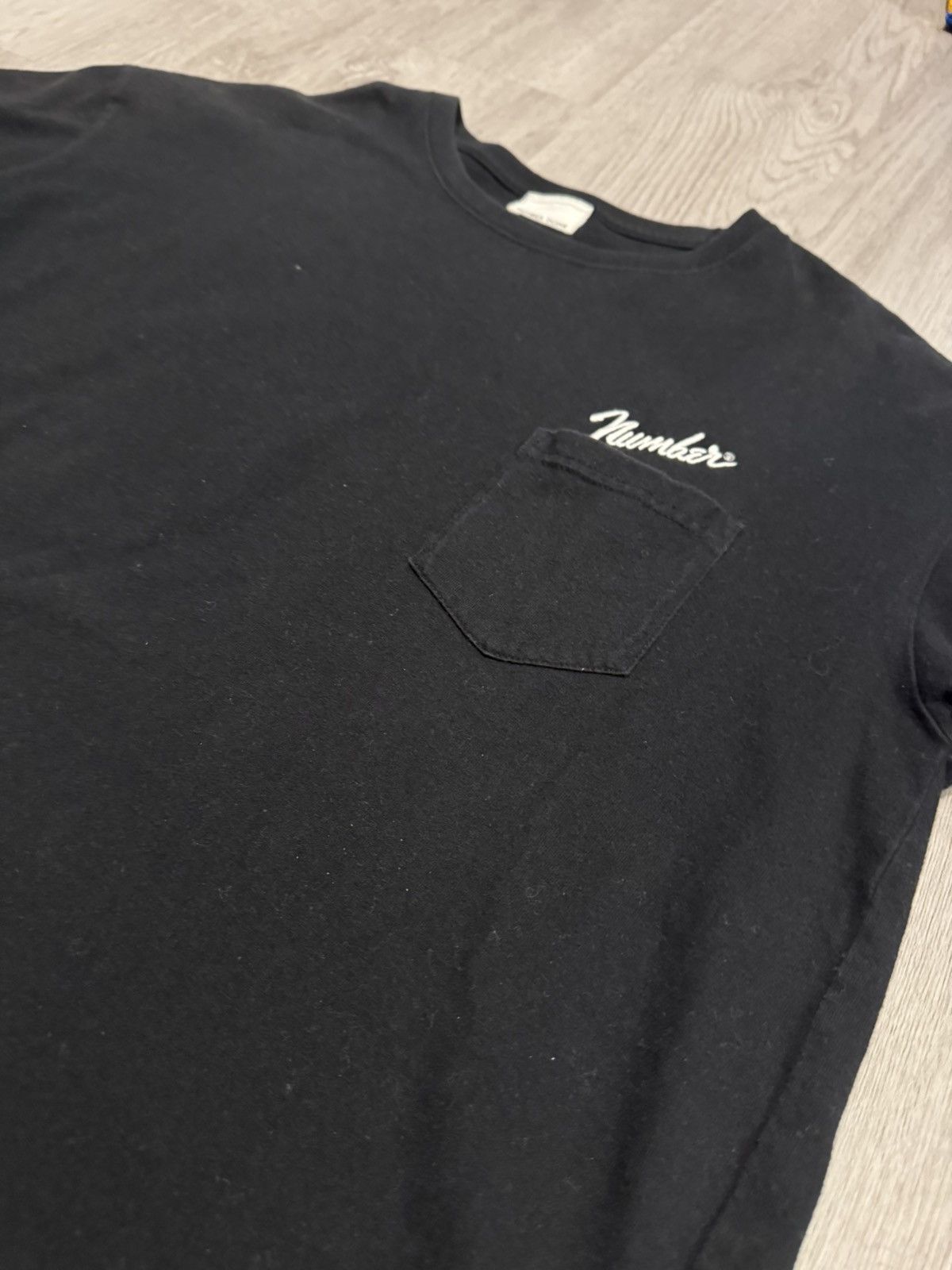 Japanese Brand × Number (N)ine Oversized Number nine pocket tee black Size US XS / EU 42 / 0 - 3 Thumbnail