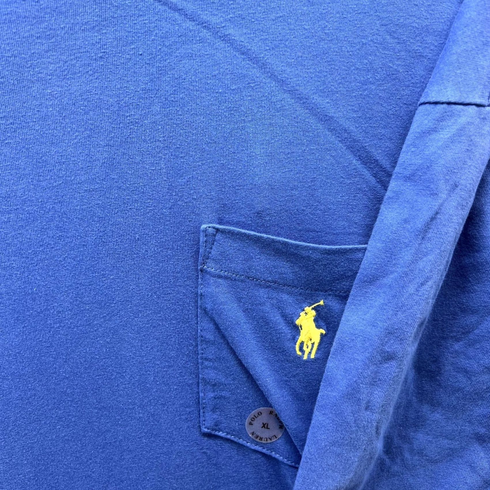 Polo Ralph Lauren Polo Ralph Lauren Shirt Mens XL Blue Pocket Tee Classic Fit Pony Logo Tagless Short Sleeve Crew Neck Size US XL / EU 56 / 4 - 7 Thumbnail