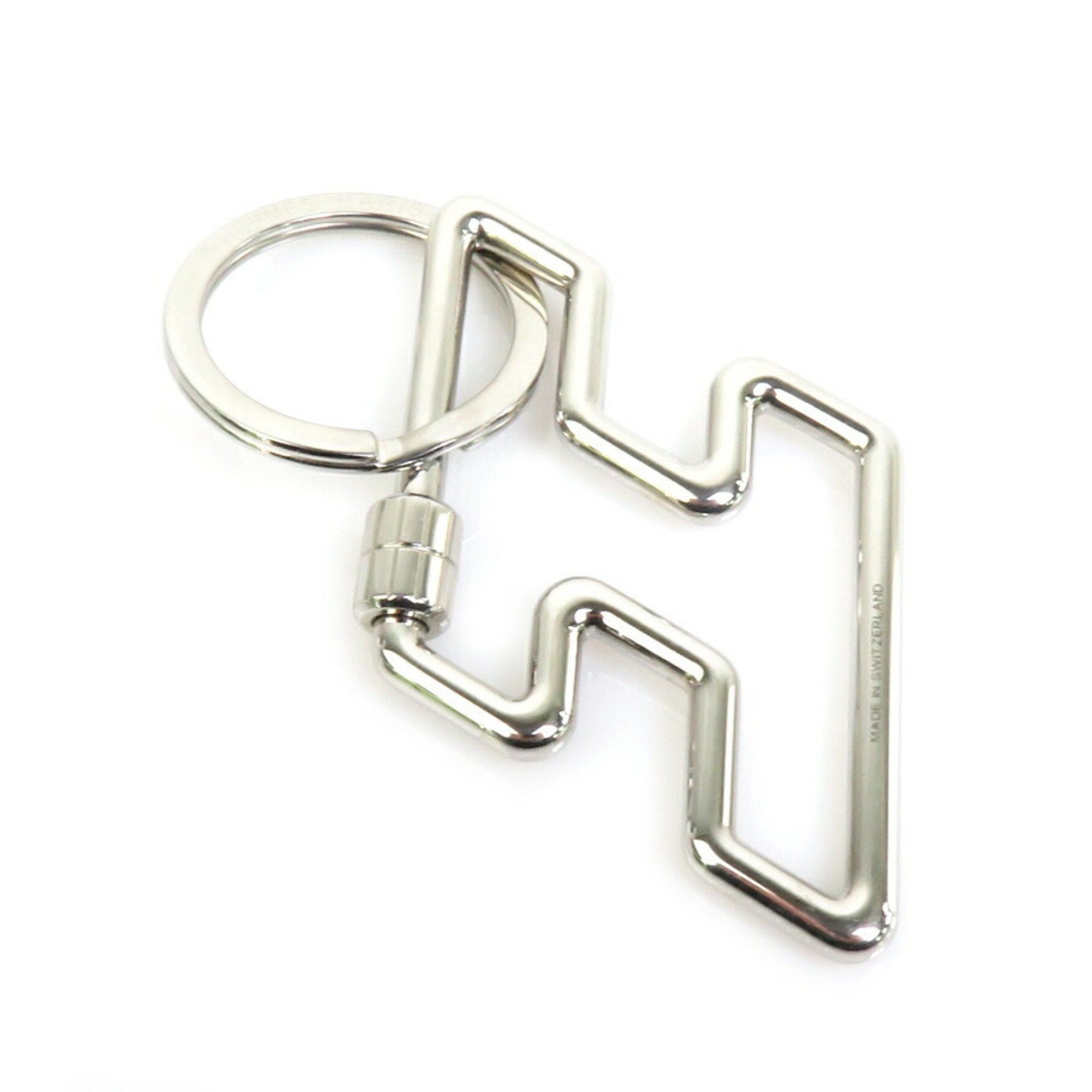 image of Hermes Keyring Charm H To Speed Metal Silver Unisex, Women's