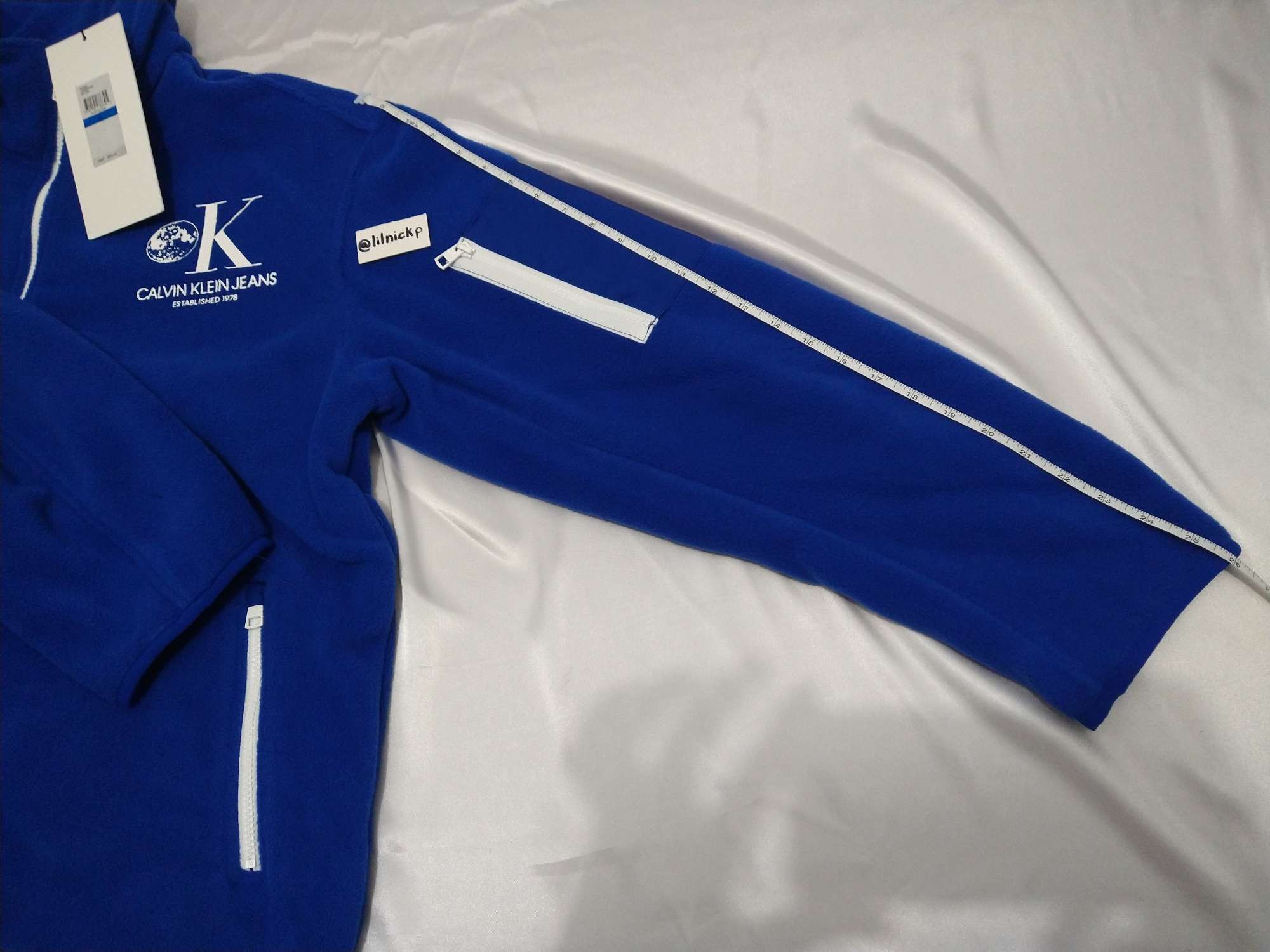 Calvin Klein 205W39NYC EST. 1978 Lunar Ascent OK Logo Fleece Jacket Size US XL / EU 56 / 4 - 7 Thumbnail