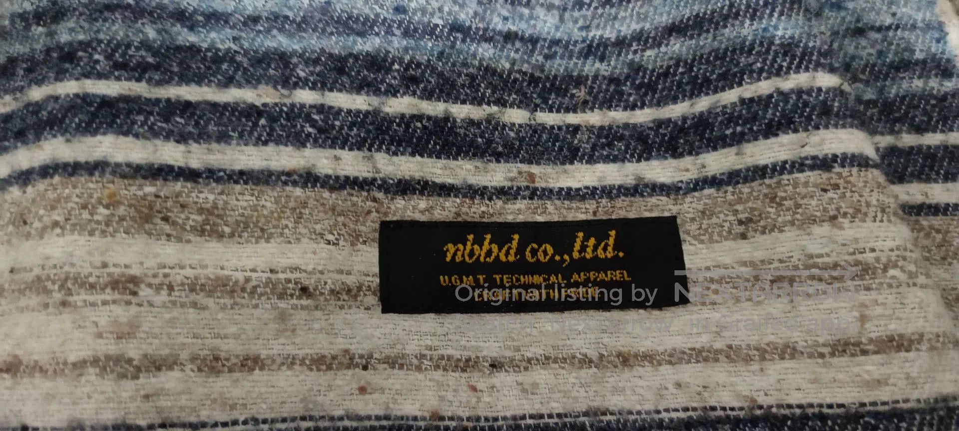 Neighborhood striped long sleeve shirt in blue color. Size US S / EU 44-46 / 1 - 5 Thumbnail