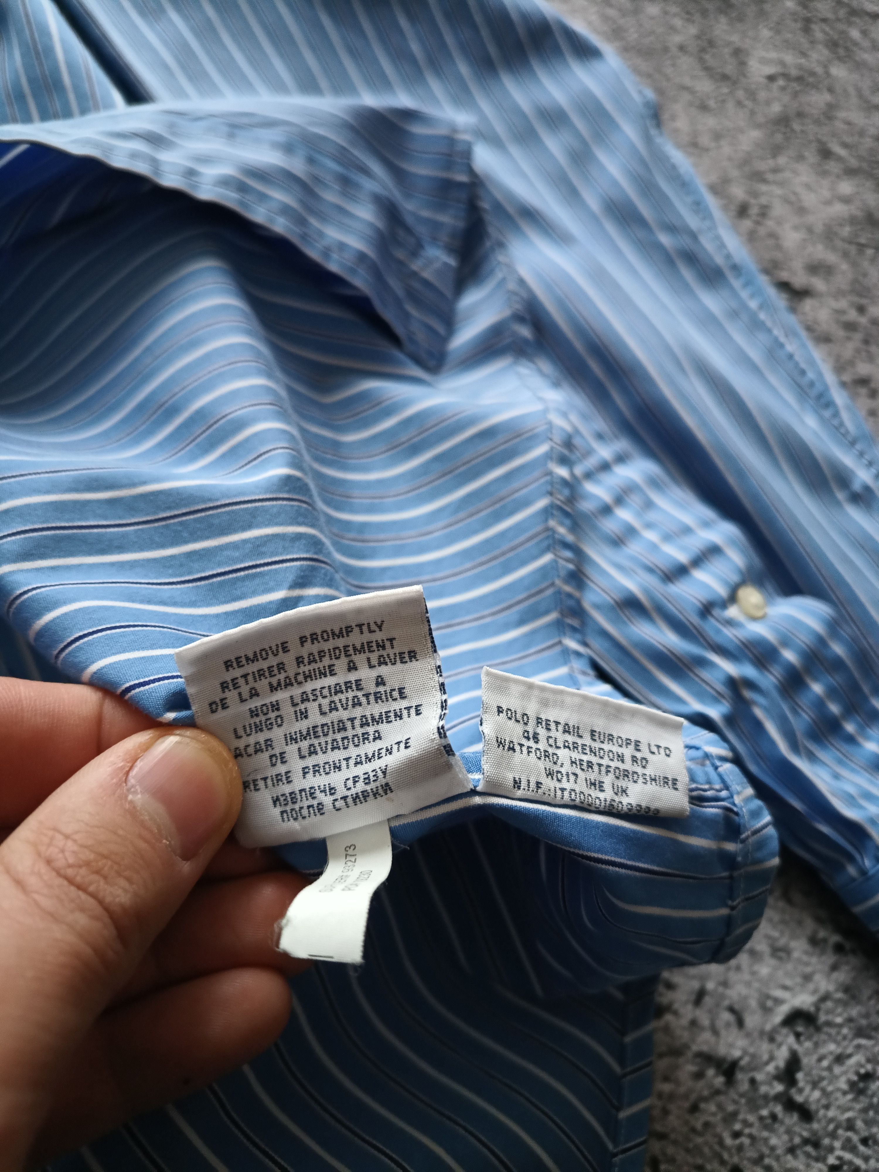 Polo Ralph Lauren × Ralph Lauren Ralph Lauren Casual Striped Shirt Size US XL / EU 56 / 4 - 8 Thumbnail