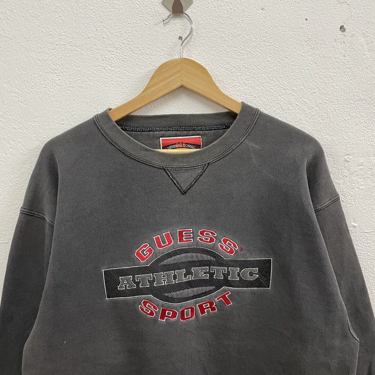 Guess × Vintage 🔥Vintage 90s Guess Embroidered Big Spellout Sweatshirts Size US M / EU 48-50 / 2 - 3 Thumbnail