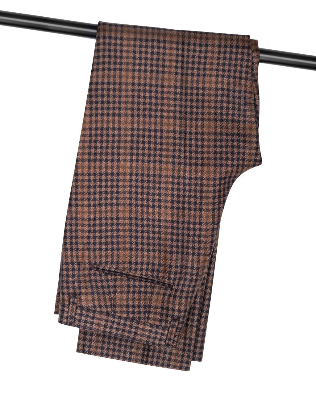 DRIES VAN NOTEN checked wool trousers / pants